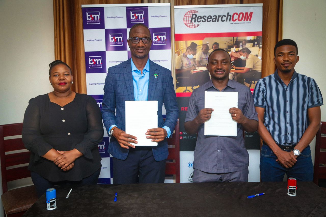 Forging strategic partnerships: BSM Washauri (TZ) Ltd. partners with ResearchCOM to revolutionise Science Communication in Tanzania and  beyond.