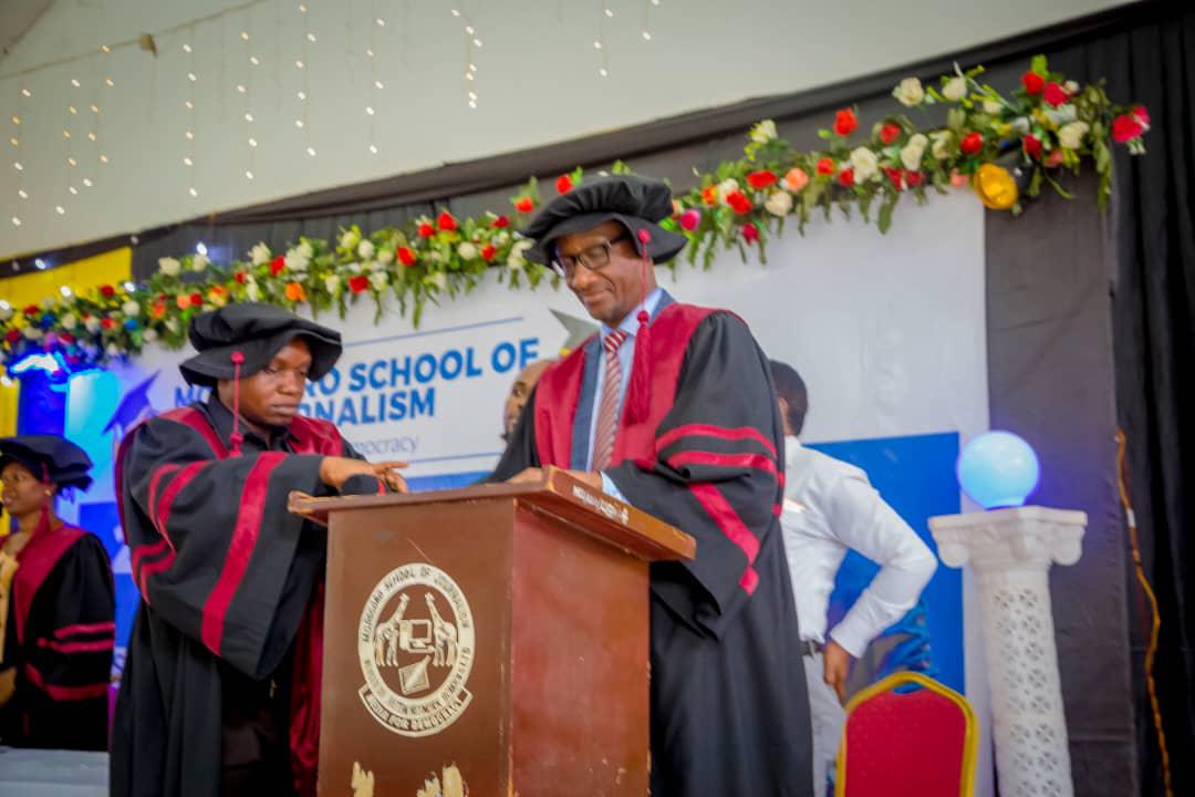 Inspiring the youth: Our Founder & CEO officiated at the graduation ceremony at Morogoro School of Journalism where he shared his story to encourage graduates chase their dreams.