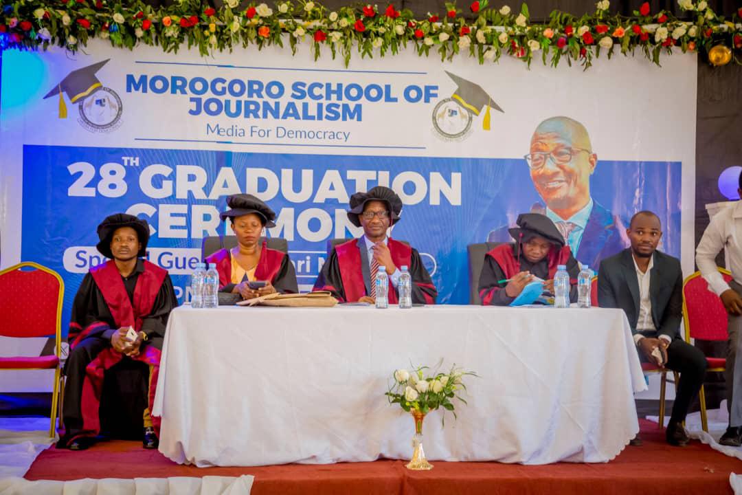 Inspiring the youth: Our Founder & CEO officiated at the graduation ceremony at Morogoro School of Journalism where he shared his story to encourage graduates chase their dreams.